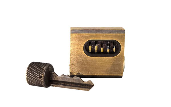 Cut Away Practice Lock – Serrated Pins - Image 2