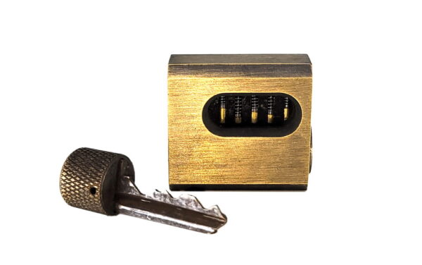 Cut Away Practice Lock – Standard Pins - Image 2