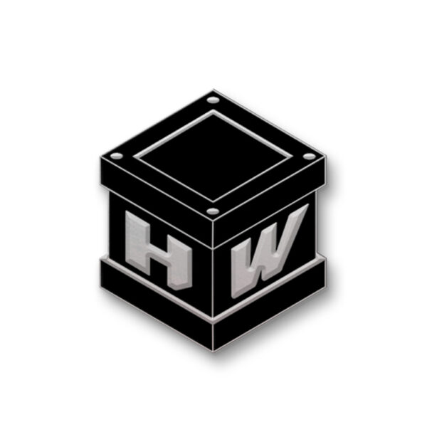 Hacker Warehouse Crate Enamel Pin