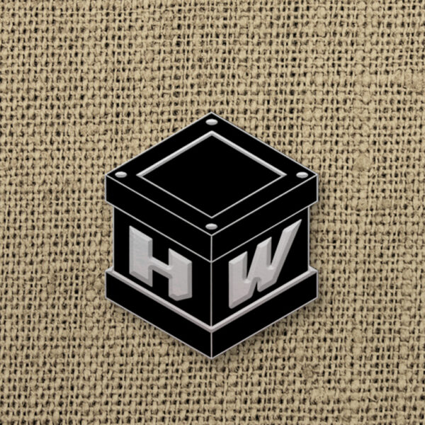 Hacker Warehouse Crate Enamel Pin - Image 3
