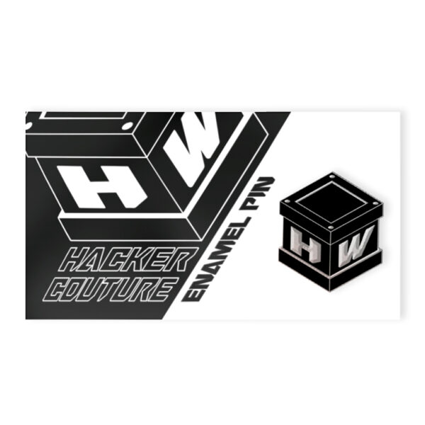 Hacker Warehouse Crate Enamel Pin - Image 2
