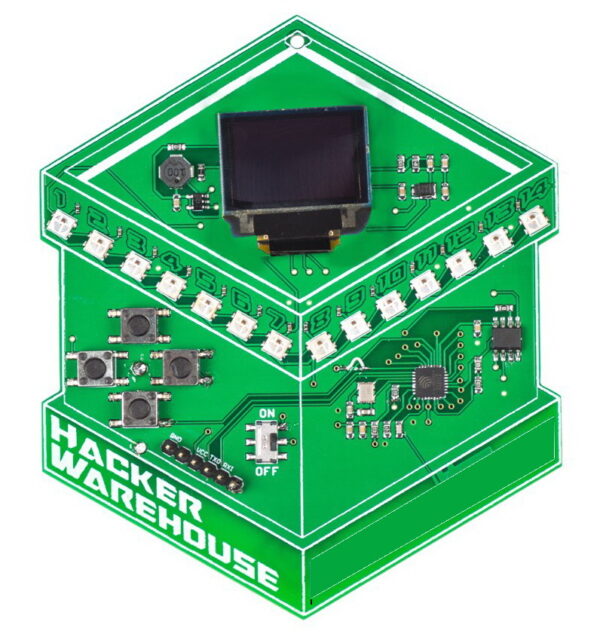 Hacker Warehouse Electronic Badge