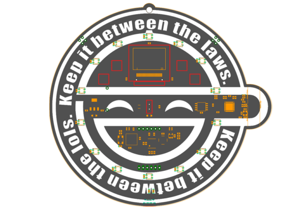 Hacker Warehouse 2018 Electronic Badge (DEFCON Pickup)